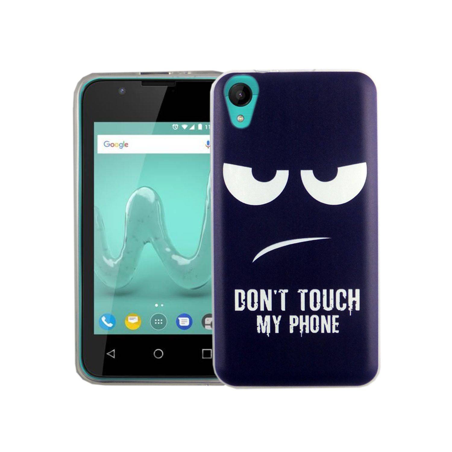 Wiko Sunny 2 Handyhülle Bumper Backcover Blau