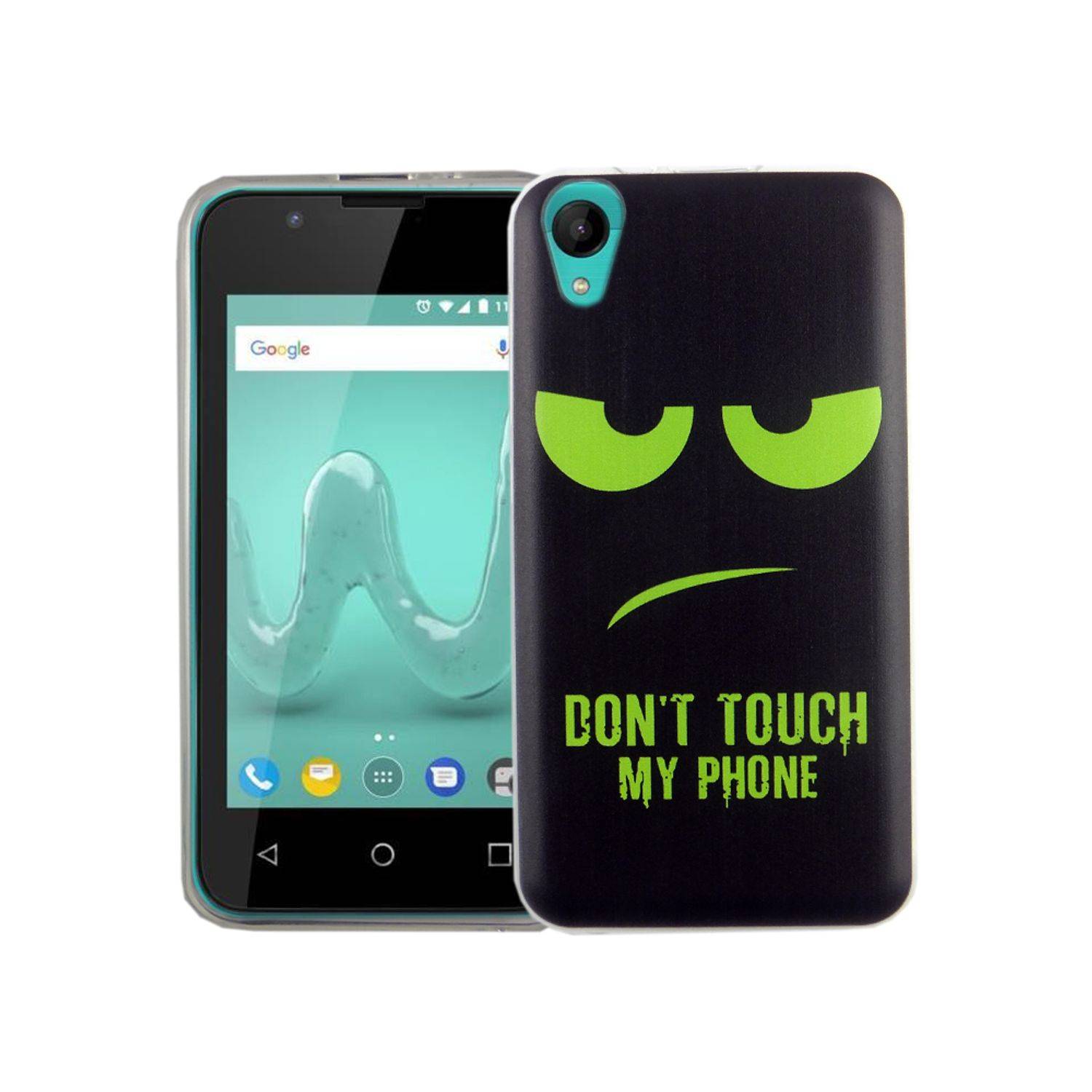Wiko Sunny 2 Handyhülle Bumper Backcover Grün