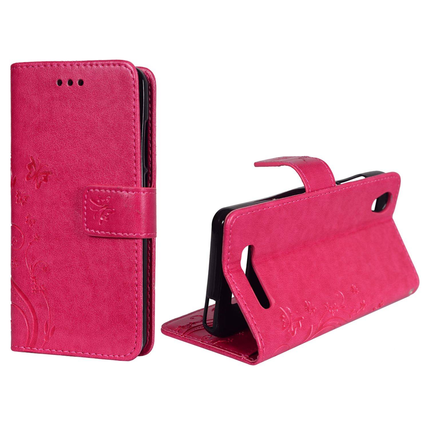 ZTE Blade A452 Handyhülle Bookcover Rosa
