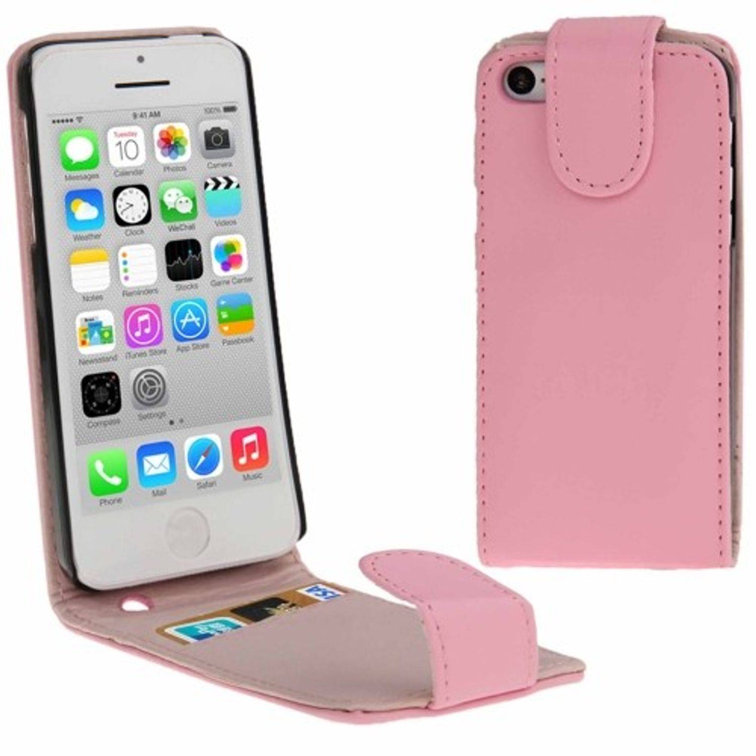 Apple iPhone 5c Handyhülle Backcover Rosa