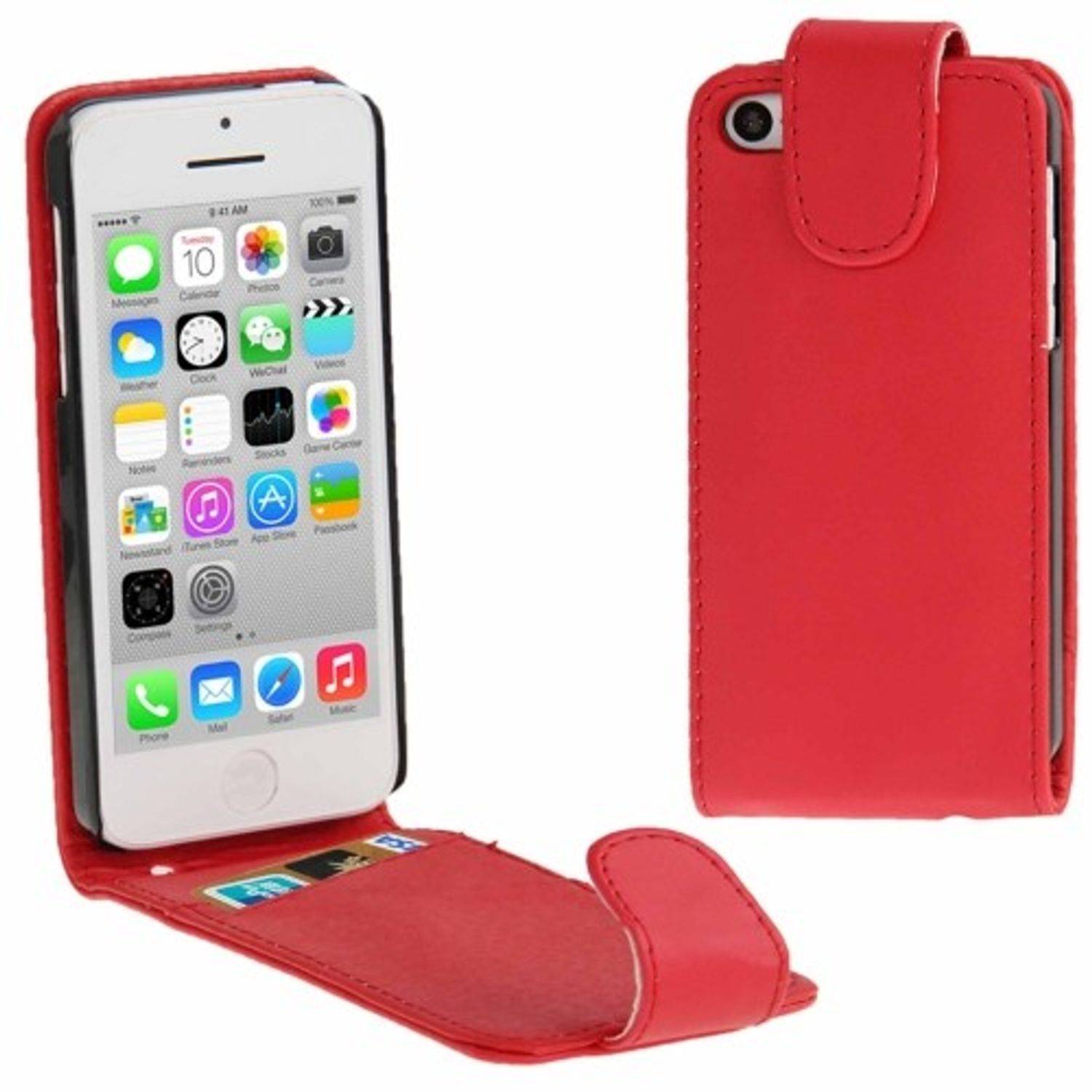 Apple iPhone 5c Handyhülle Backcover Rot