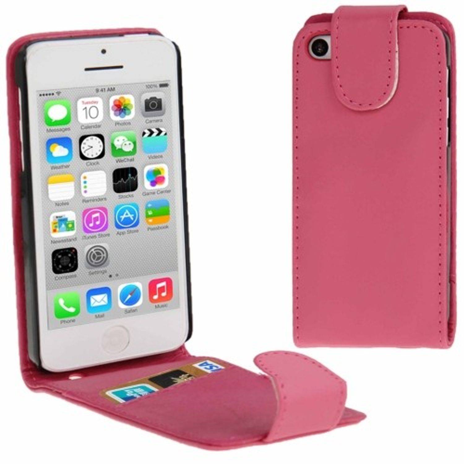 Apple iPhone 5c Handyhülle Backcover Rosa