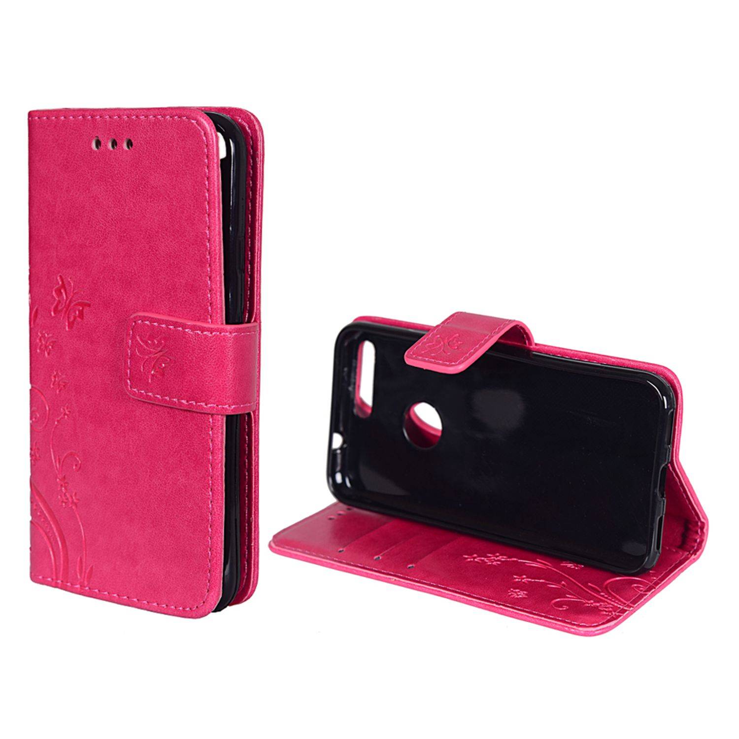 Google Pixel Handyhülle Bookcover Rosa