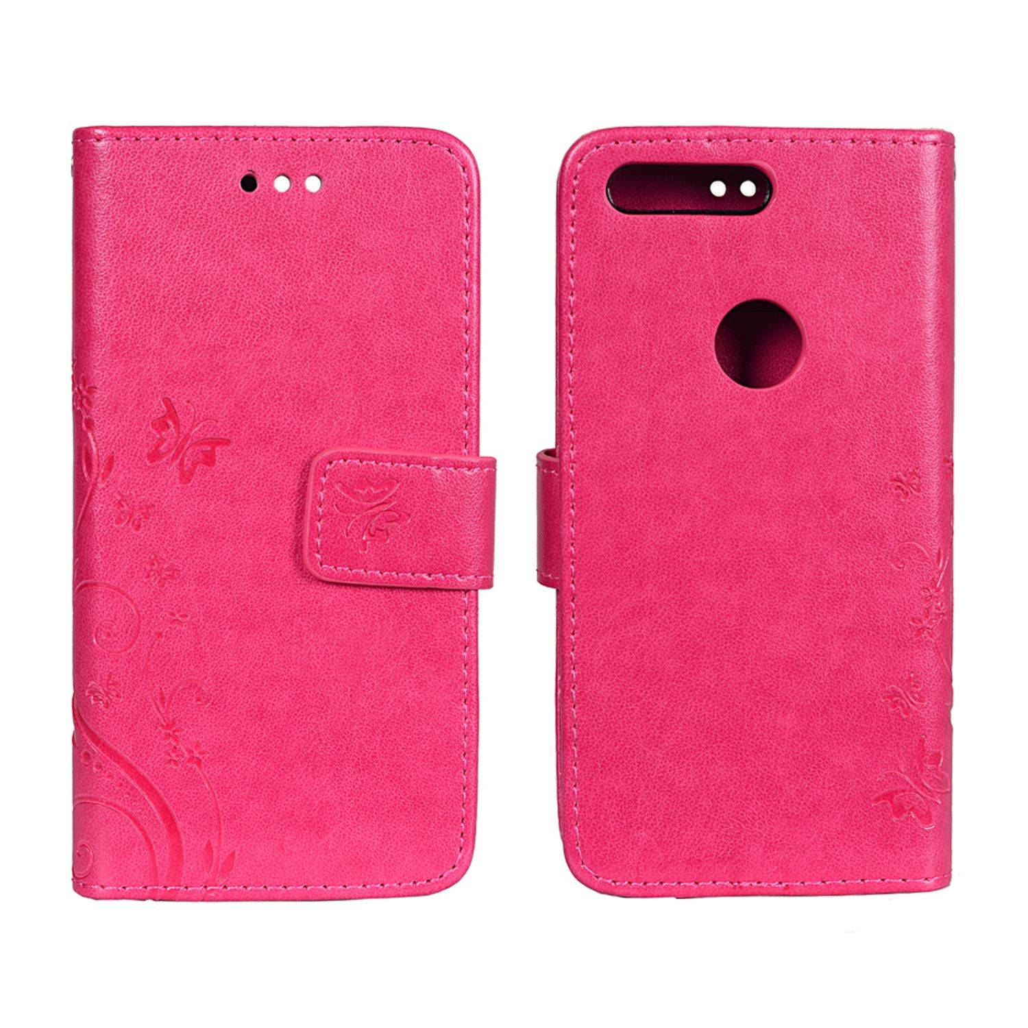 Google Pixel Handyhülle Bookcover Rosa