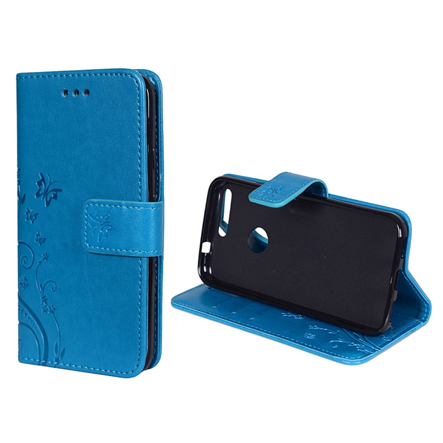 Google Pixel Handyhülle Bookcover Blau