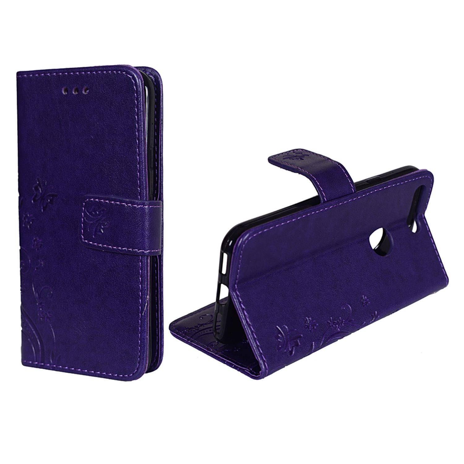 Google Pixel Handyhülle Bookcover Violett