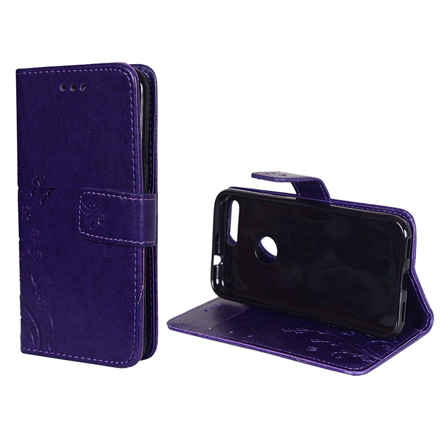 Google Pixel Handyhülle Bookcover Violett