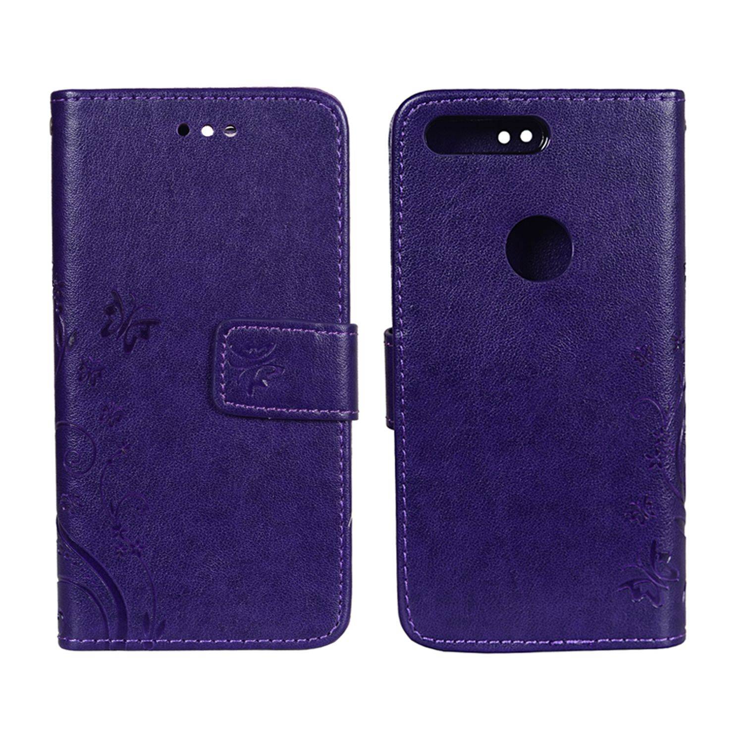 Google Pixel Handyhülle Bookcover Violett