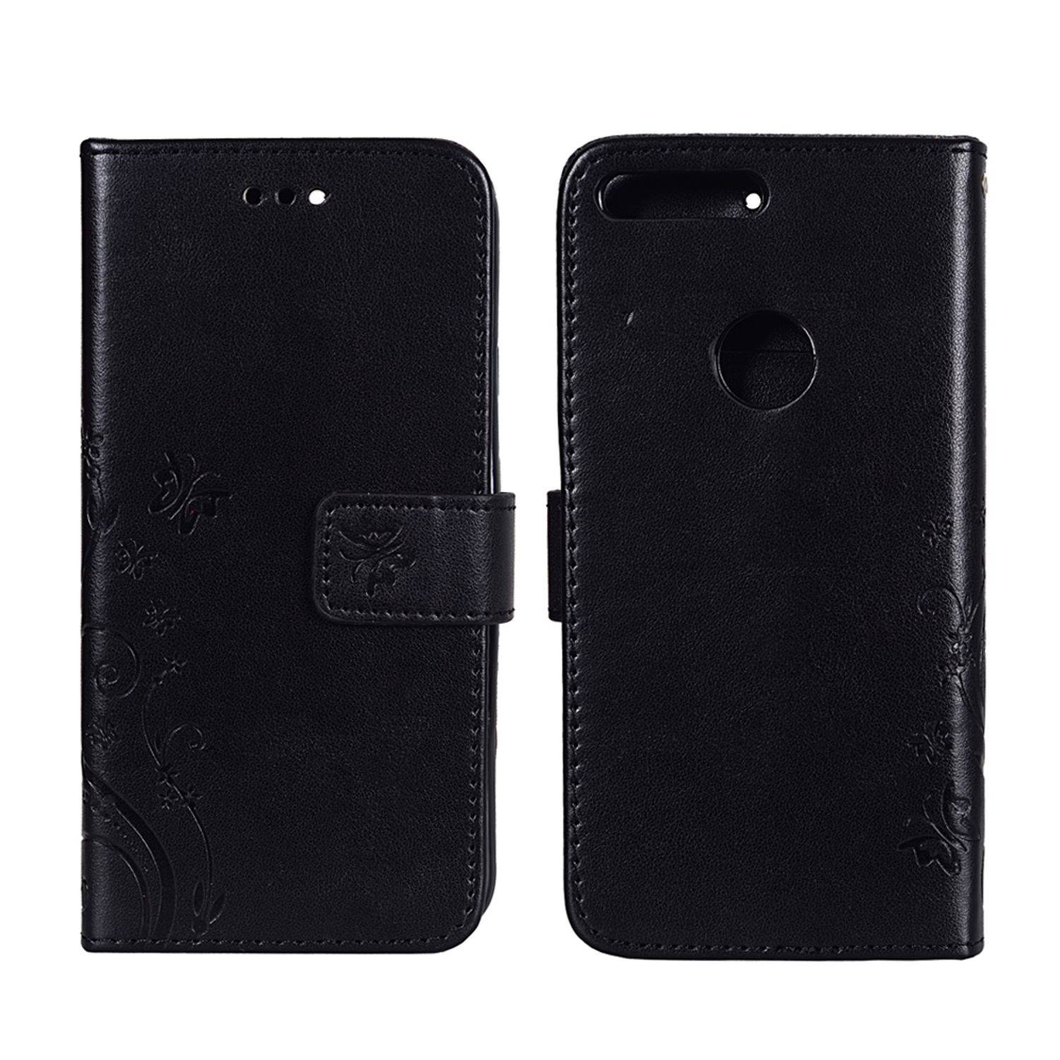 Google Pixel XL Handyhülle Bookcover Schwarz