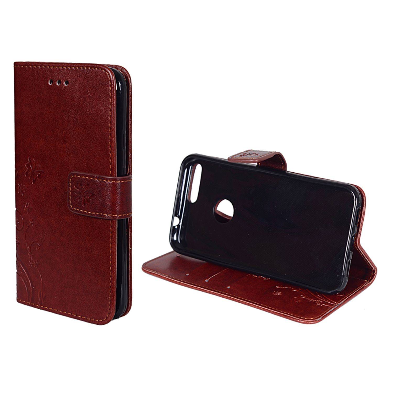 Google Pixel XL Handyhülle Bookcover Braun