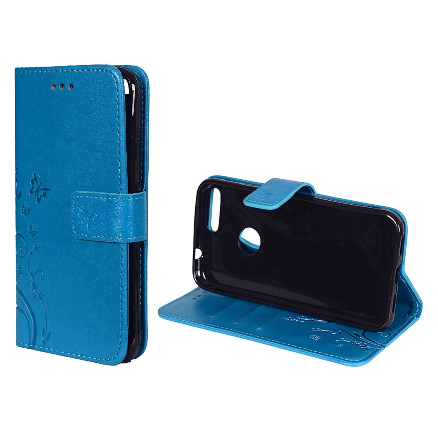 Google Pixel XL Handyhülle Bookcover Blau