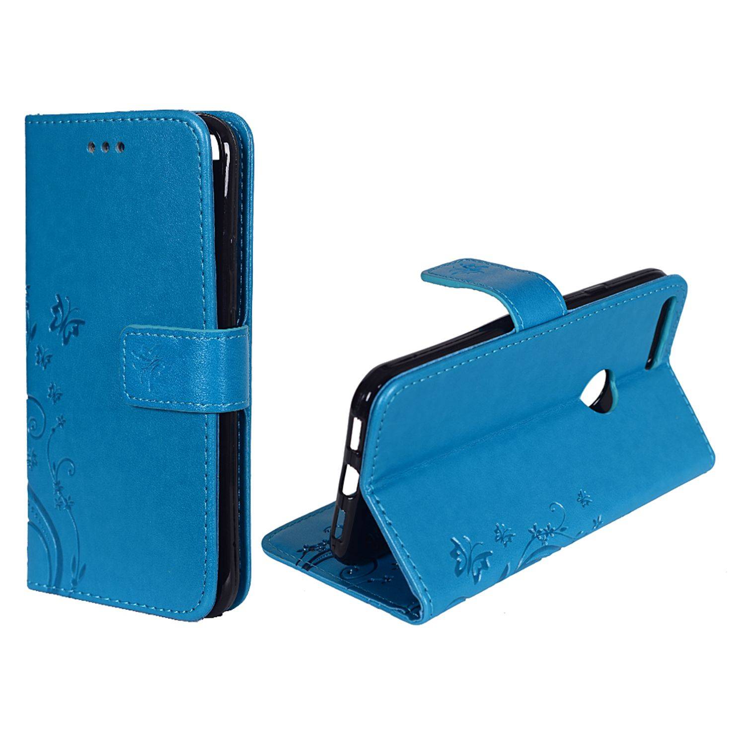 Google Pixel XL Handyhülle Bookcover Blau