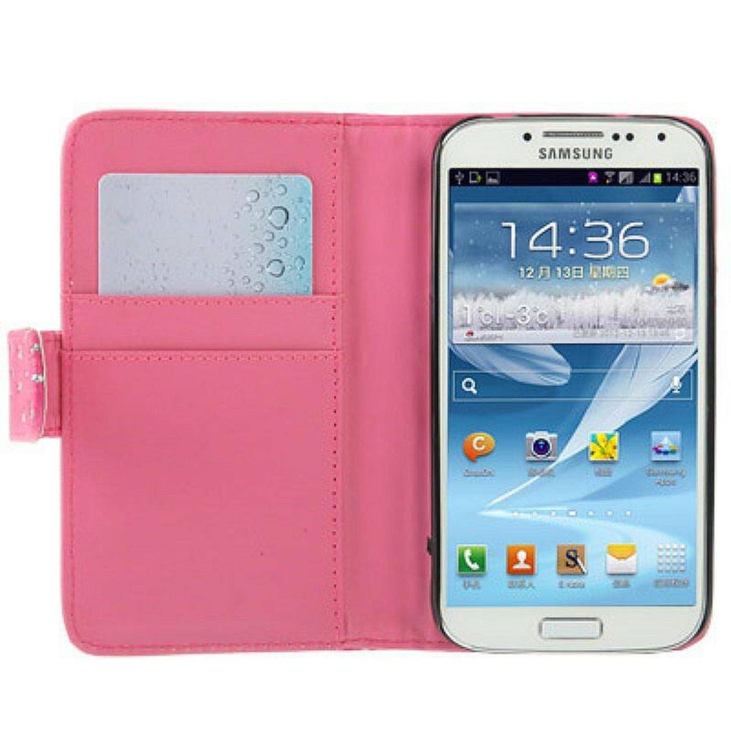 Samsung Galaxy S4 Handyhülle Backcover Rosa