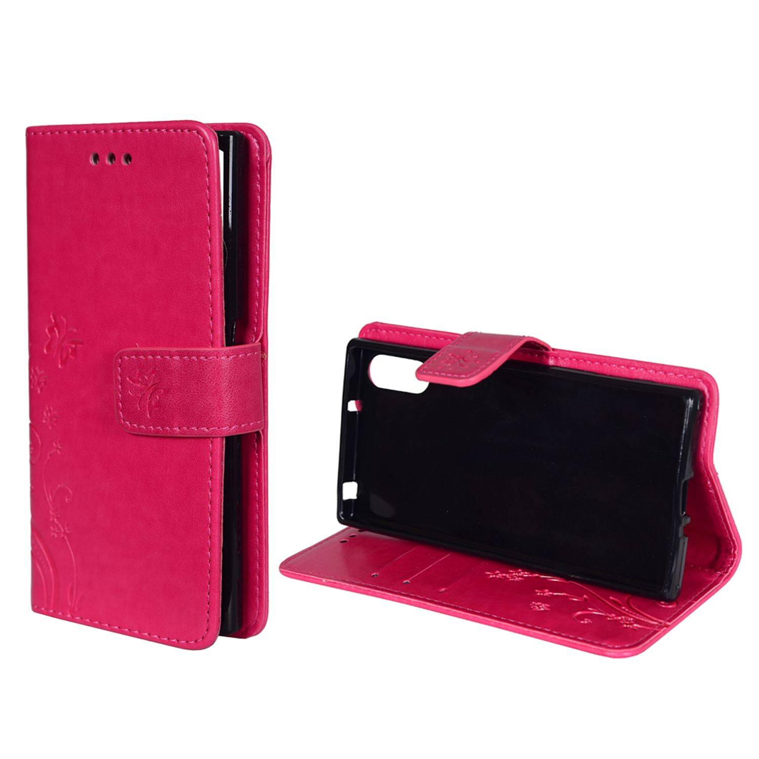 Sony Xperia XZ Handyhülle Bookcover Rosa