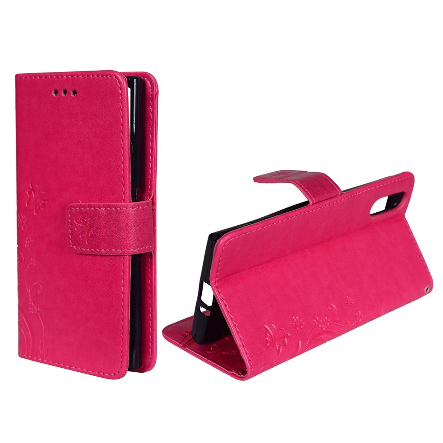 Sony Xperia XZ Handyhülle Bookcover Rosa