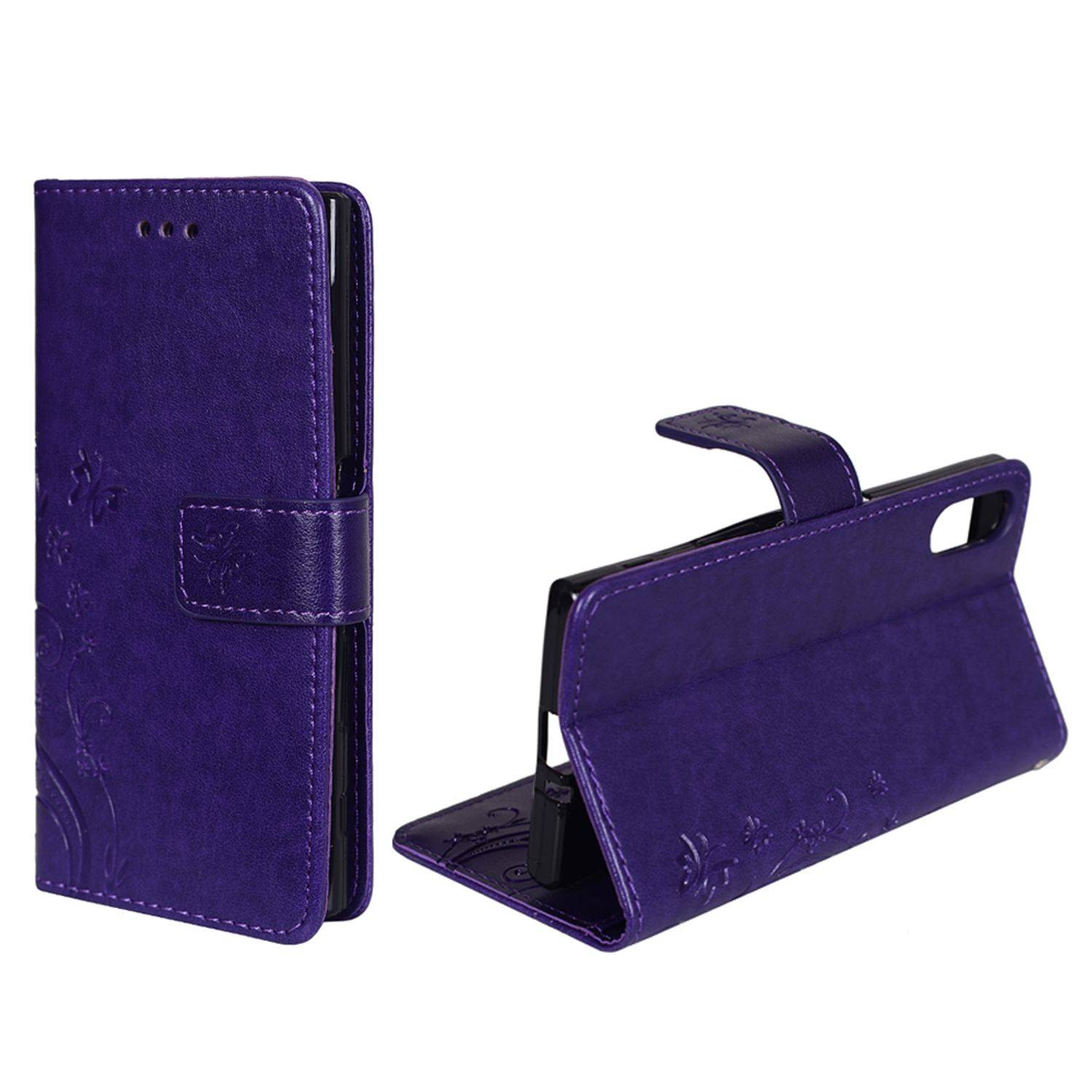 Sony Xperia XZ Handyhülle Bookcover Violett
