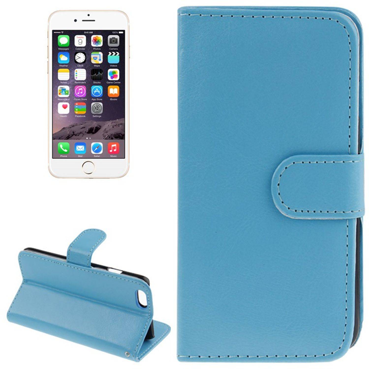 Apple iPhone 6 / 6s Handyhülle Backcover Blau