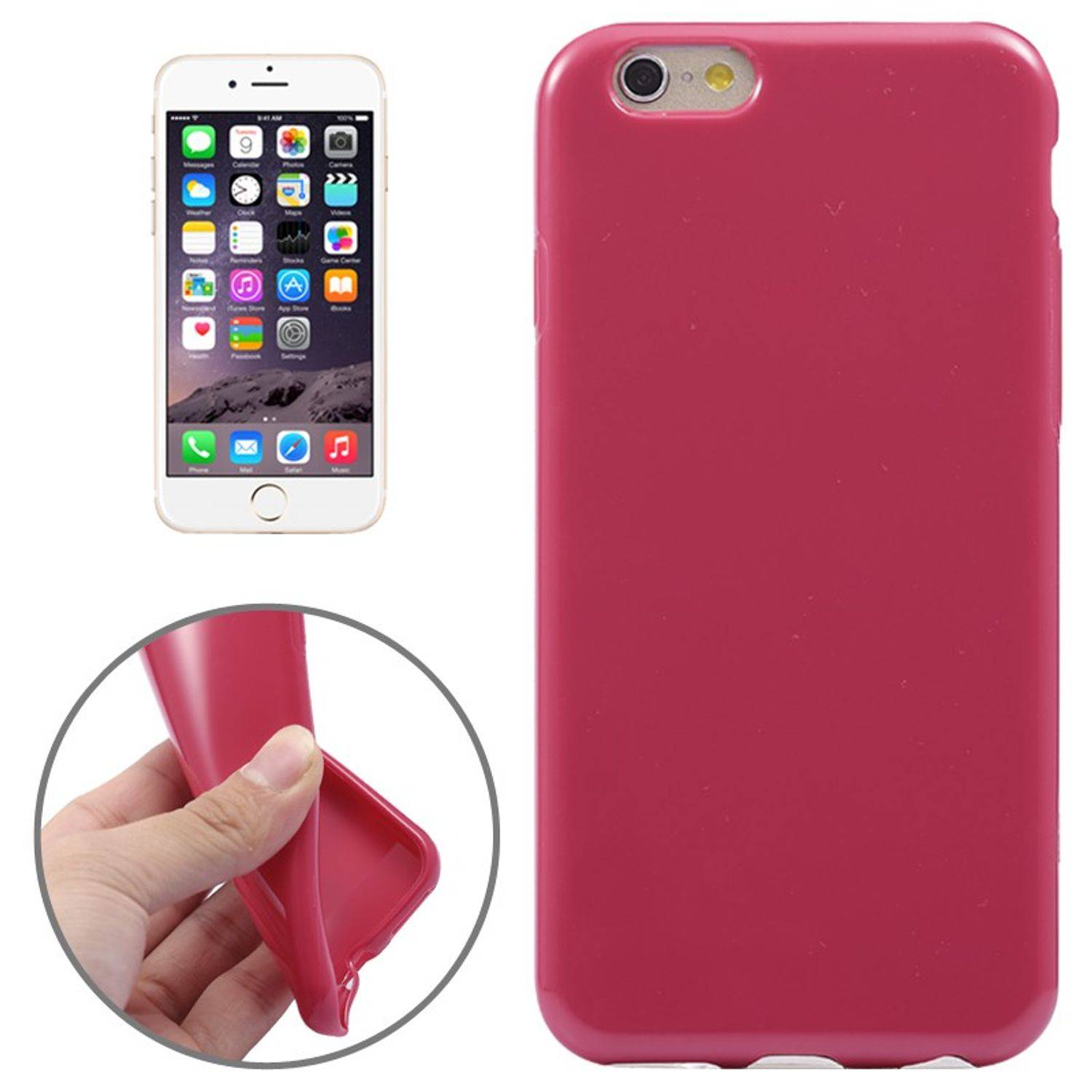 Apple iPhone 6 / 6s Handyhülle Backcover Rosa