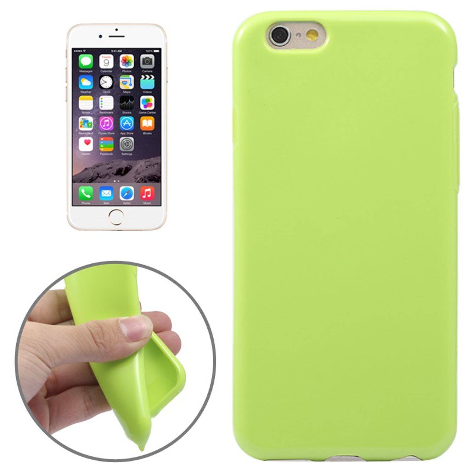 Apple iPhone 6 / 6s Handyhülle Backcover Grün