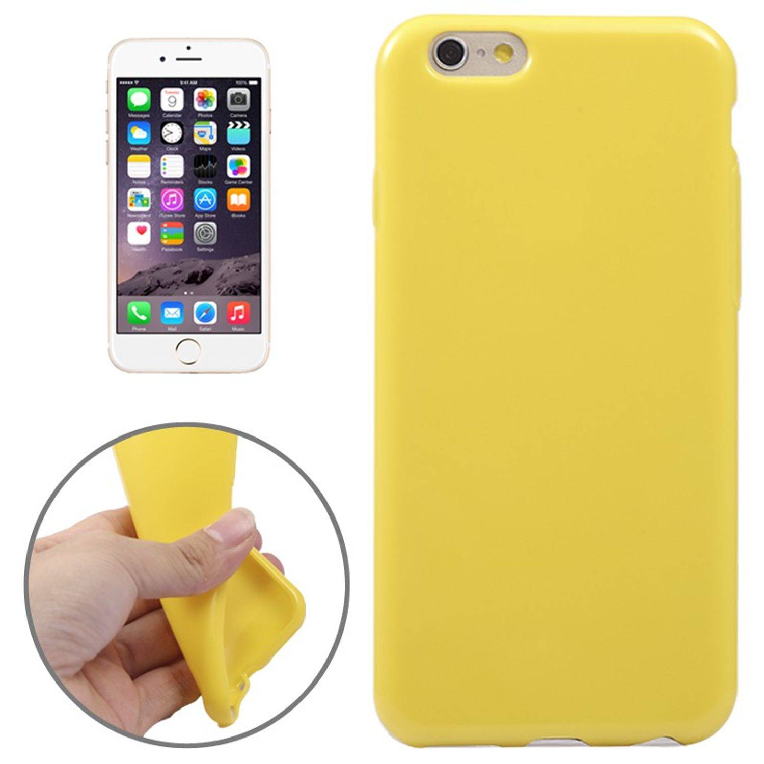 Apple iPhone 6 / 6s Handyhülle Backcover Gelb