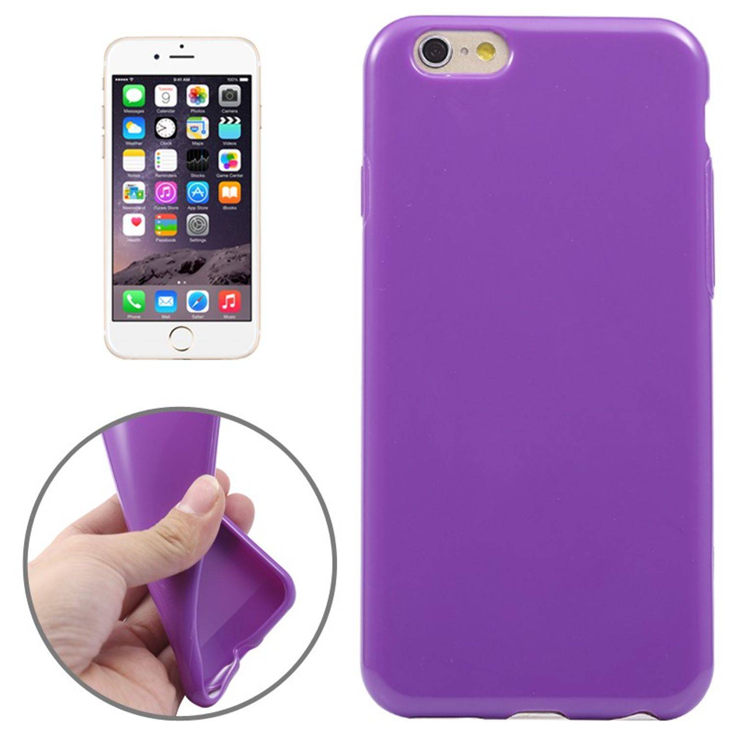 Apple iPhone 6 / 6s Handyhülle Backcover Violett