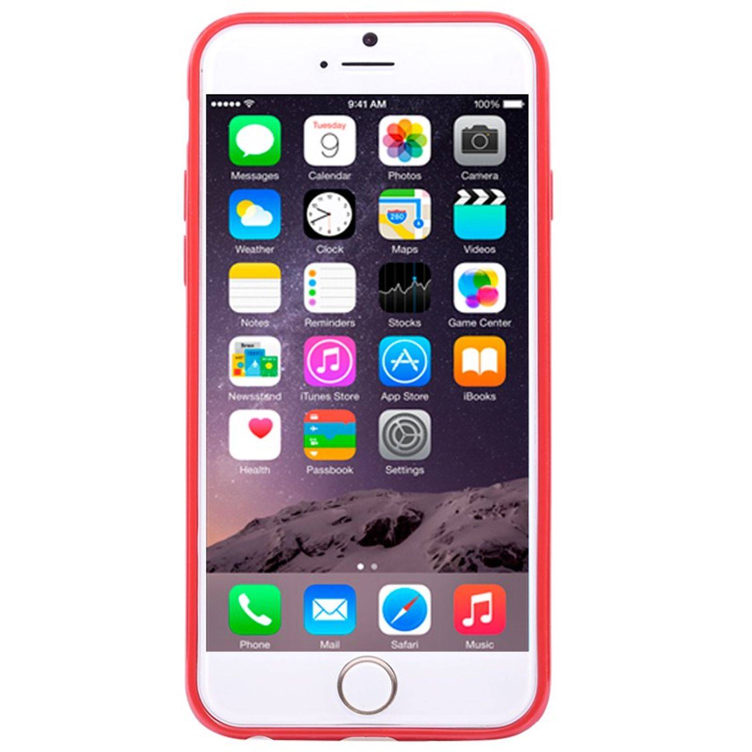 Apple iPhone 6 / 6s Handyhülle Backcover Rot