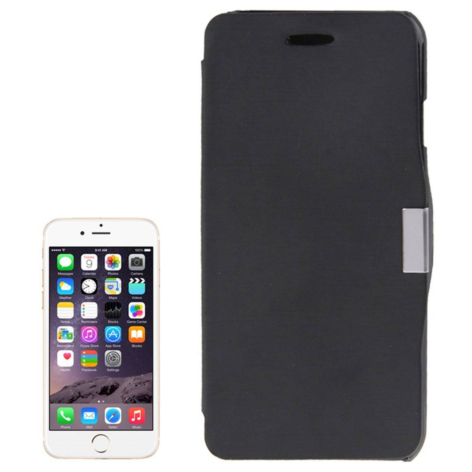 Apple iPhone 6 / 6s Handyhülle Backcover Schwarz