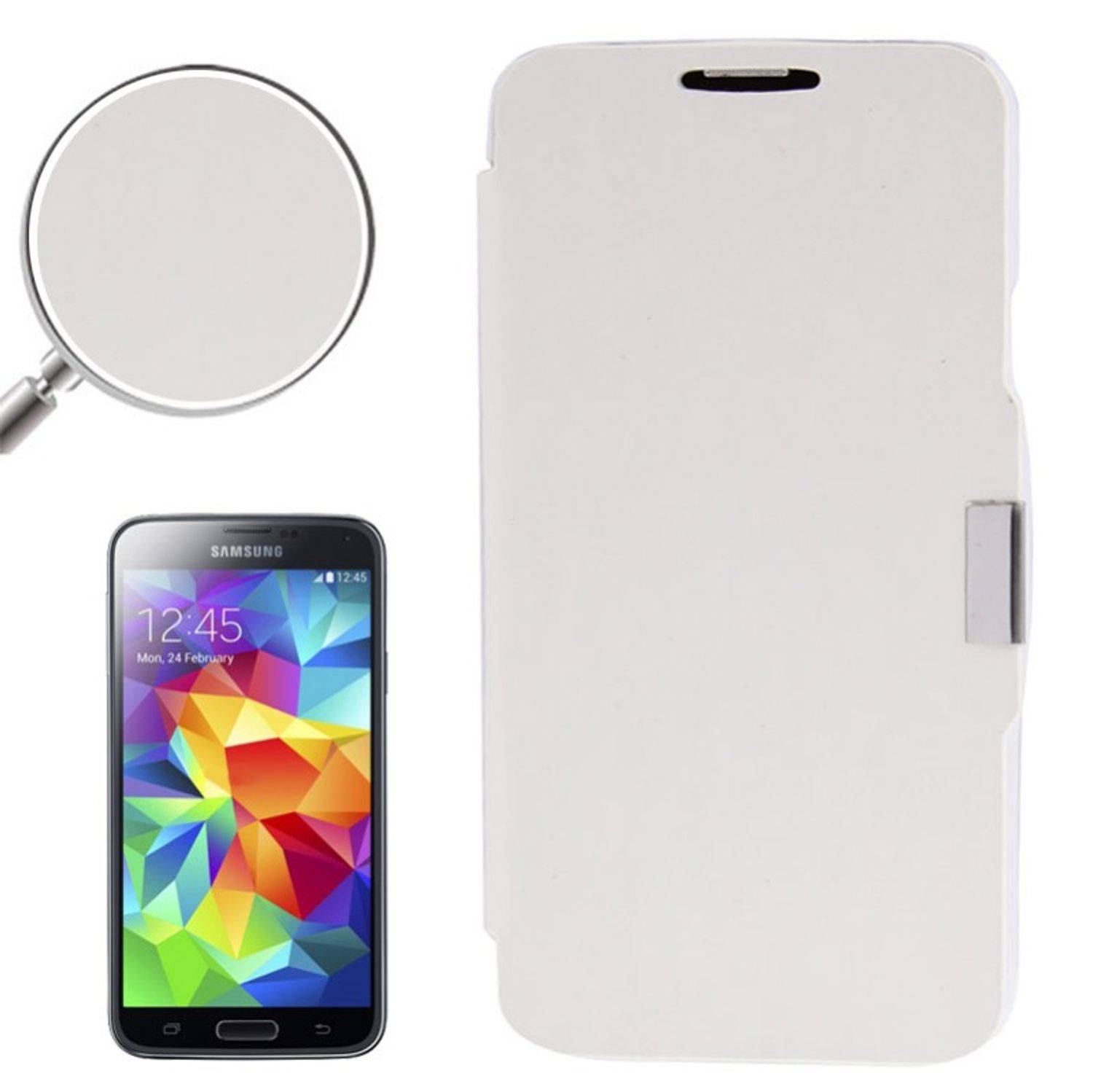 Samsung Galaxy S5 Mini Handyhülle Backcover Weiß