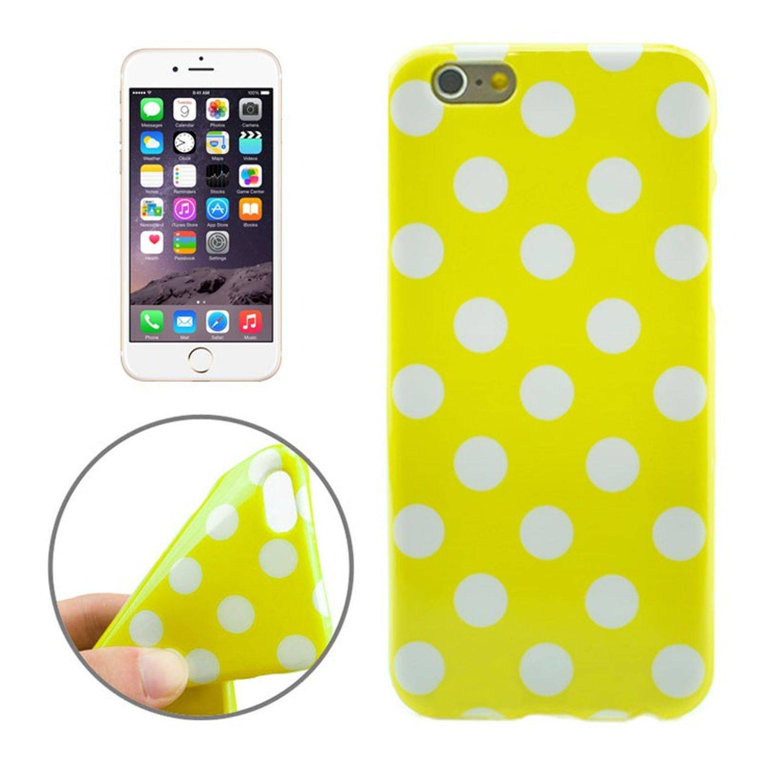 Apple iPhone 6 / 6s Handyhülle Backcover Gelb