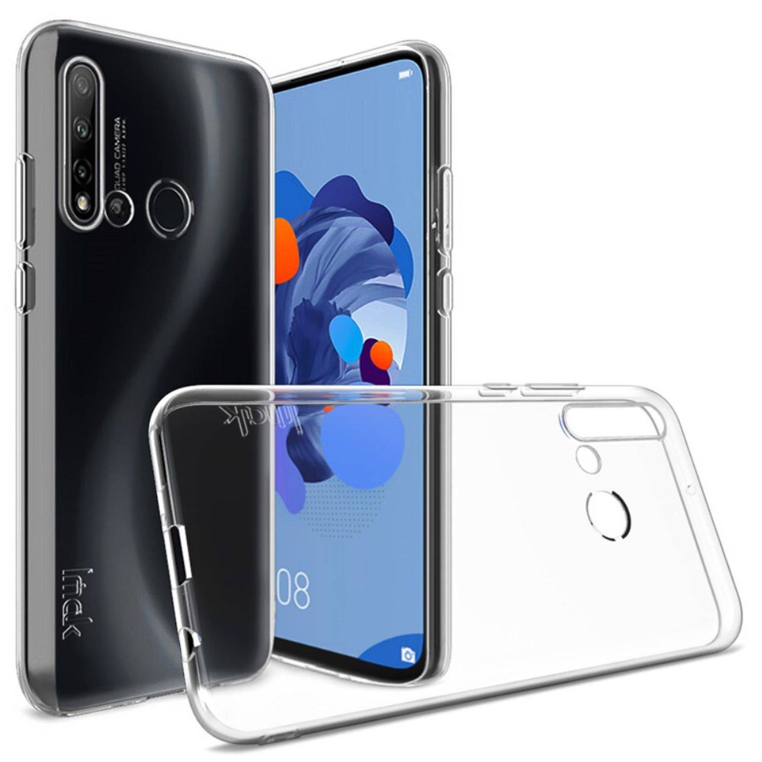 Huawei P20 Lite 2019 Handyhülle Ultra Dünn Bumper Backcover Transparent