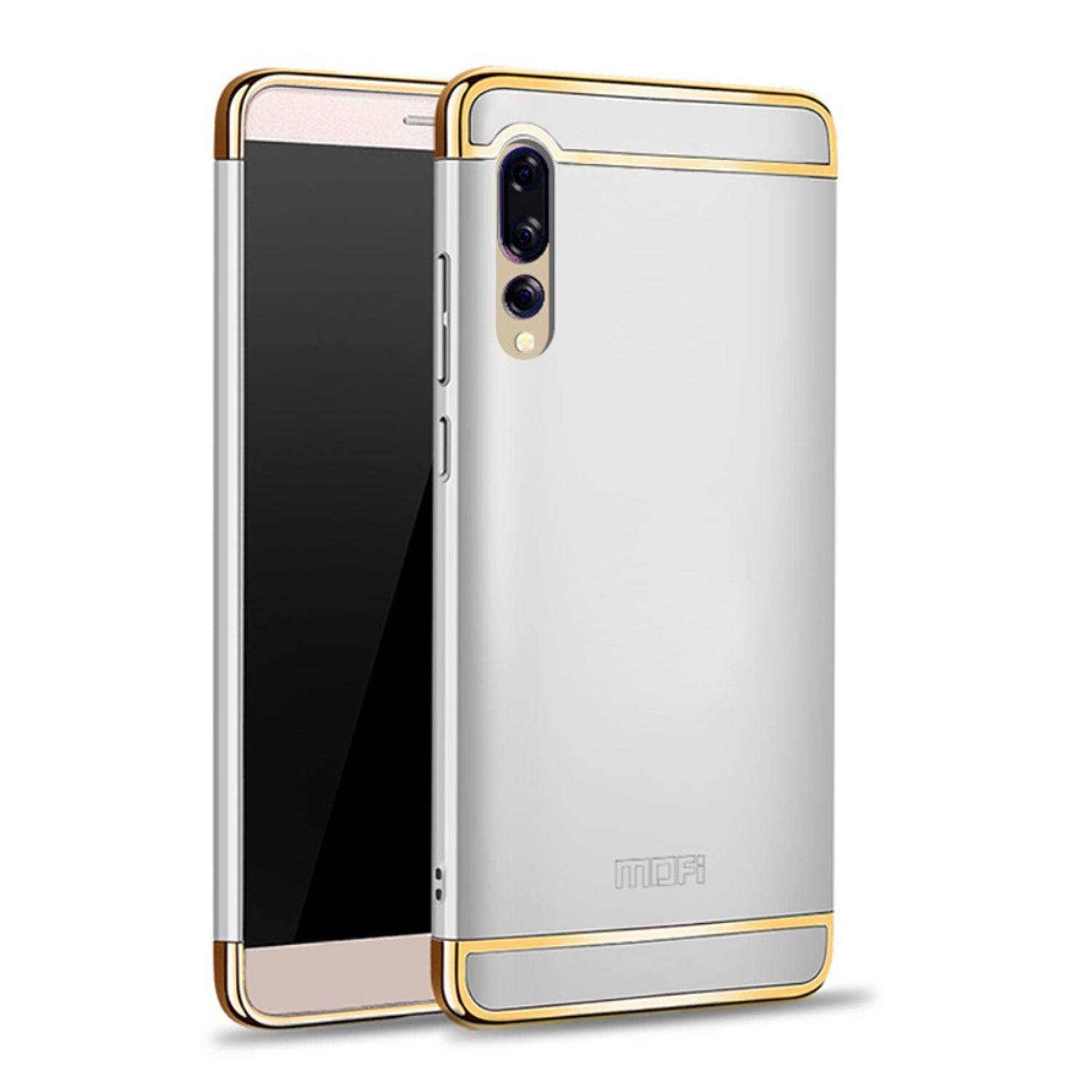 Huawei P20 Pro Handyhülle Backcover Silber