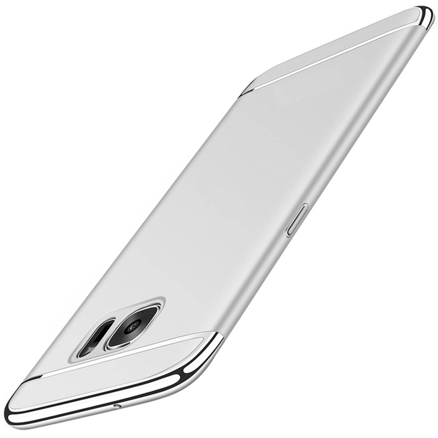 Samsung Galaxy A8 Plus (2018) Handyhülle Backcover Silber