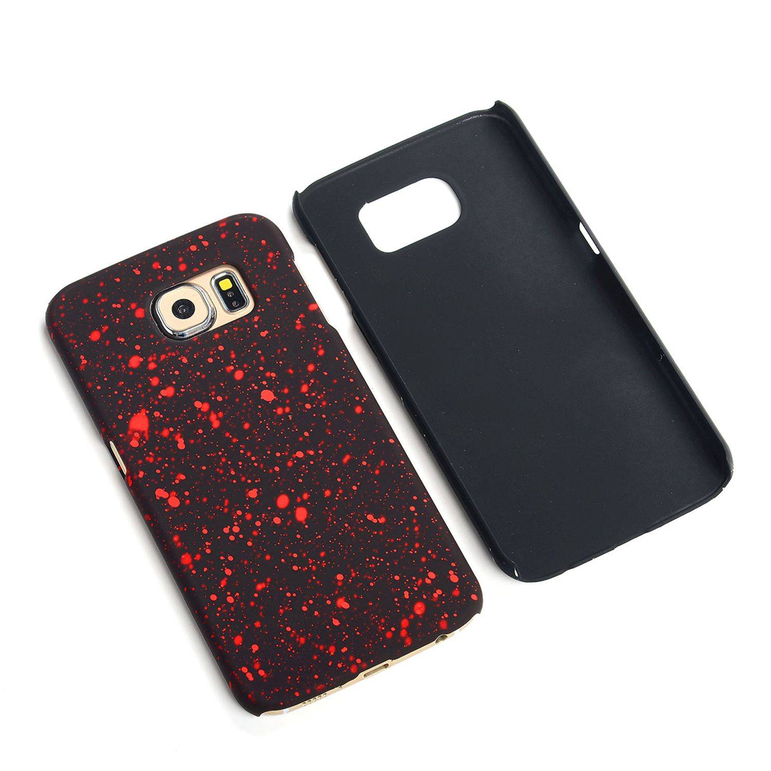 Samsung Galaxy S6 Handyhülle Backcover Schwarz