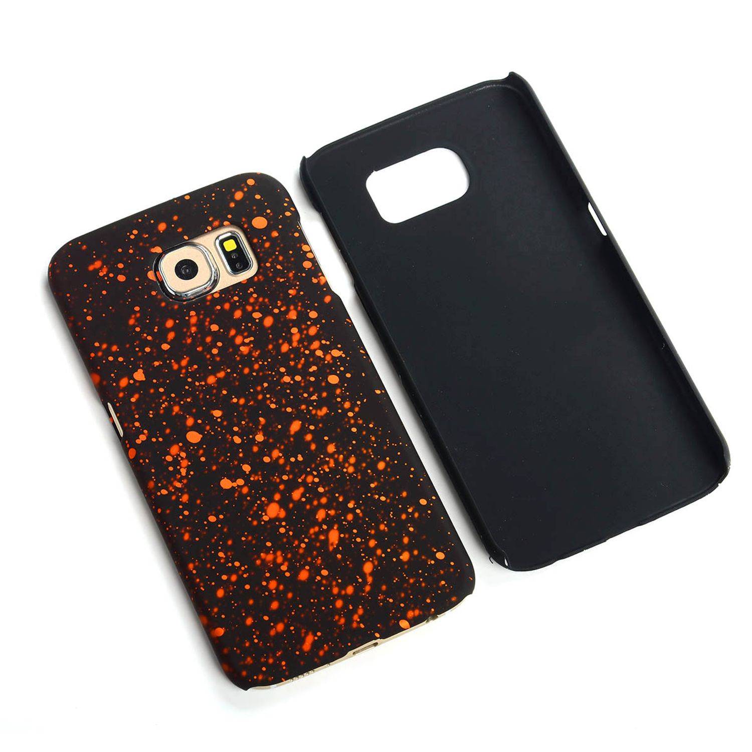 Samsung Galaxy S6 Handyhülle Backcover Schwarz