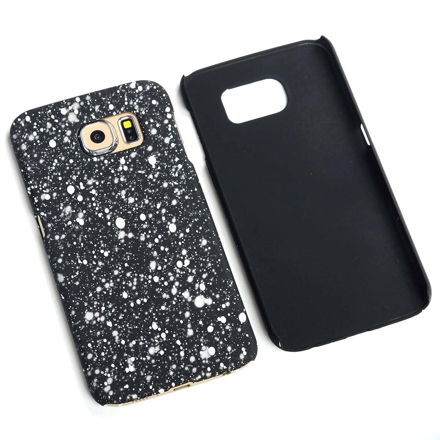 Samsung Galaxy S6 Handyhülle Backcover Schwarz