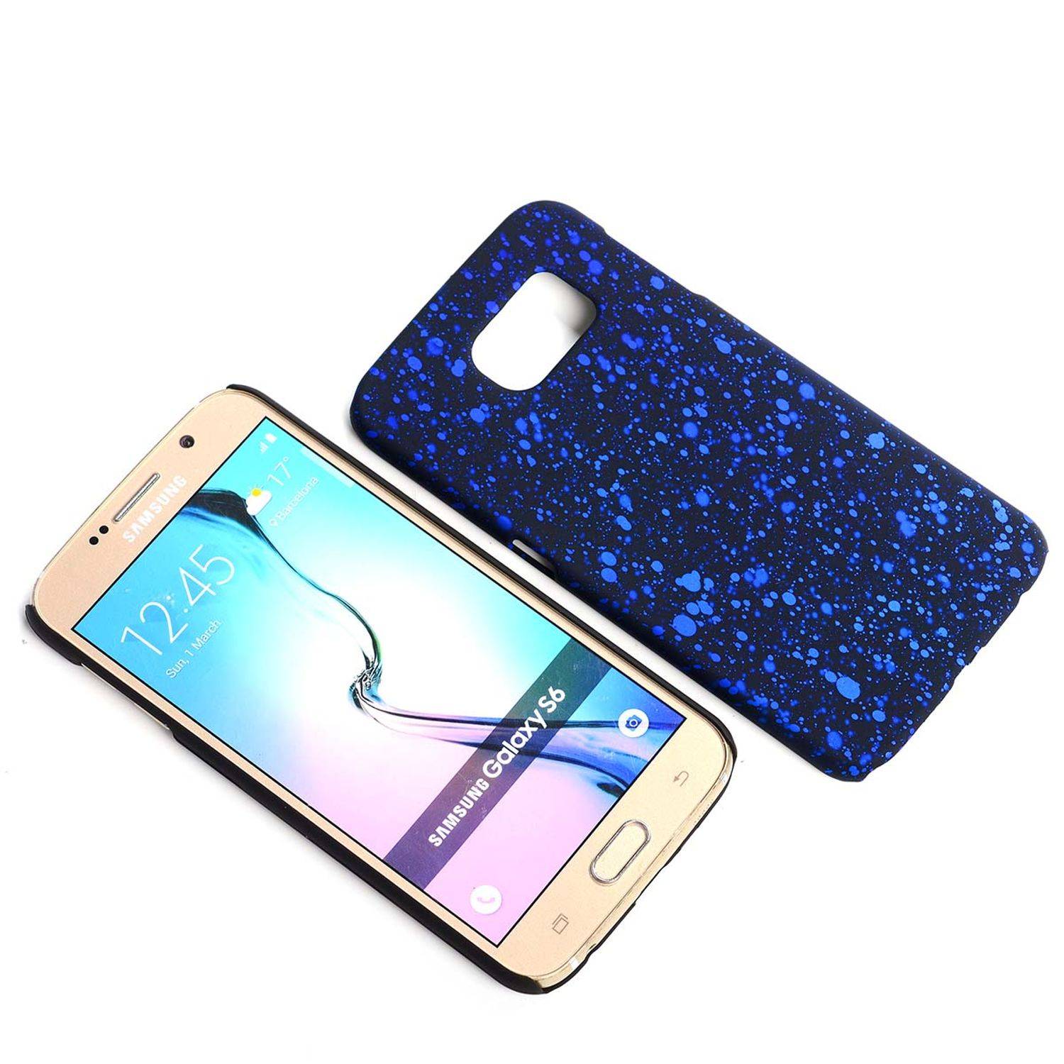 Samsung Galaxy S6 Handyhülle Backcover Schwarz