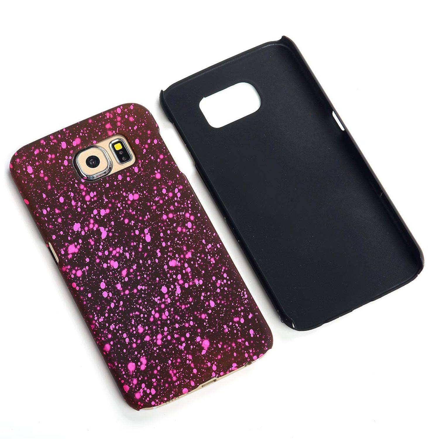 Samsung Galaxy S6 Handyhülle Backcover Schwarz