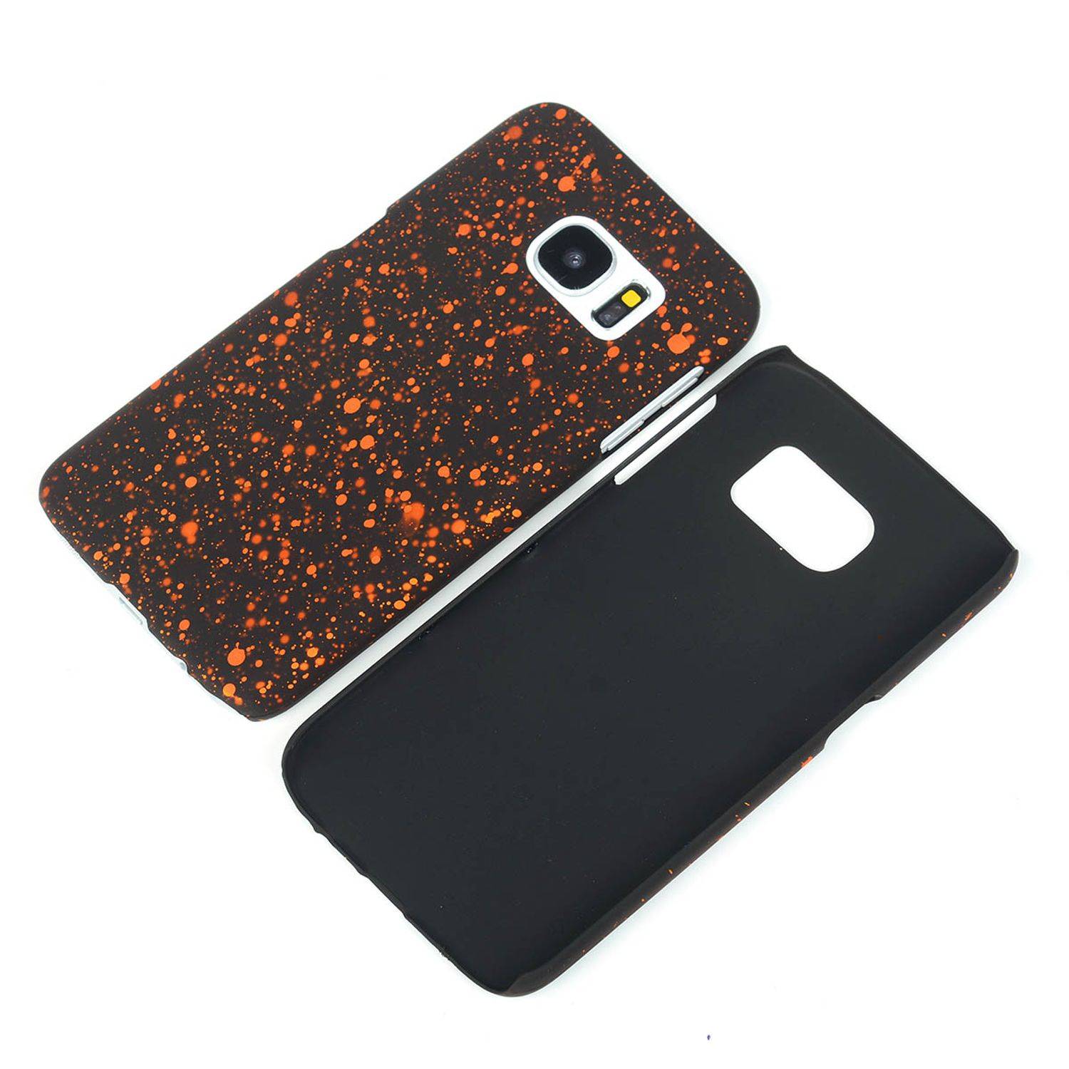 Samsung Galaxy S7 Handyhülle Backcover Schwarz