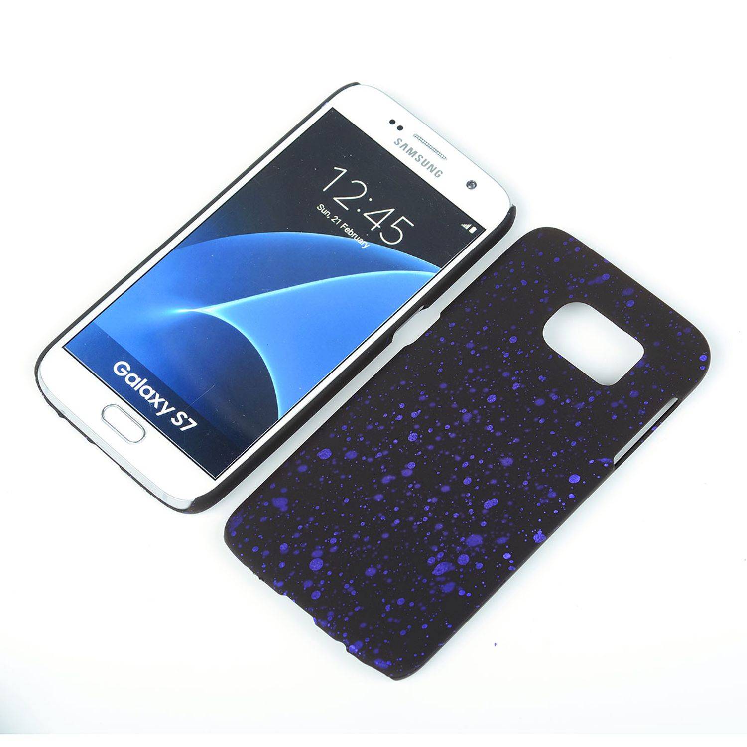 Samsung Galaxy S7 Handyhülle Backcover Schwarz