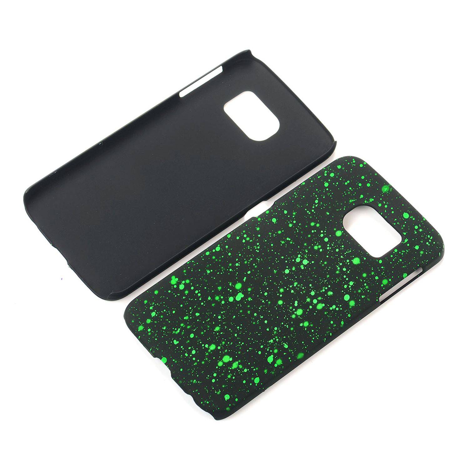 Samsung Galaxy S6 Edge Handyhülle Backcover Schwarz