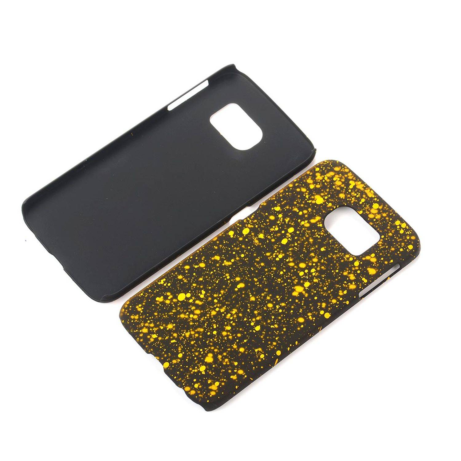 Samsung Galaxy S6 Edge Handyhülle Backcover Schwarz