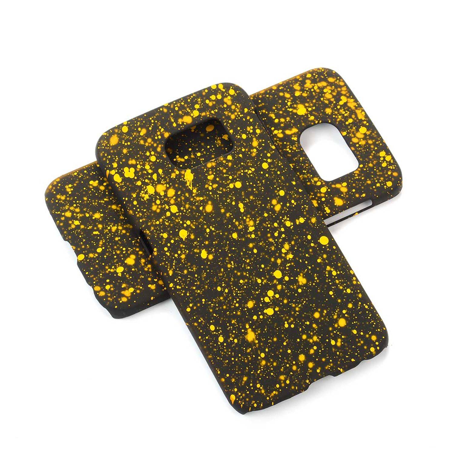 Samsung Galaxy S6 Edge Handyhülle Backcover Schwarz