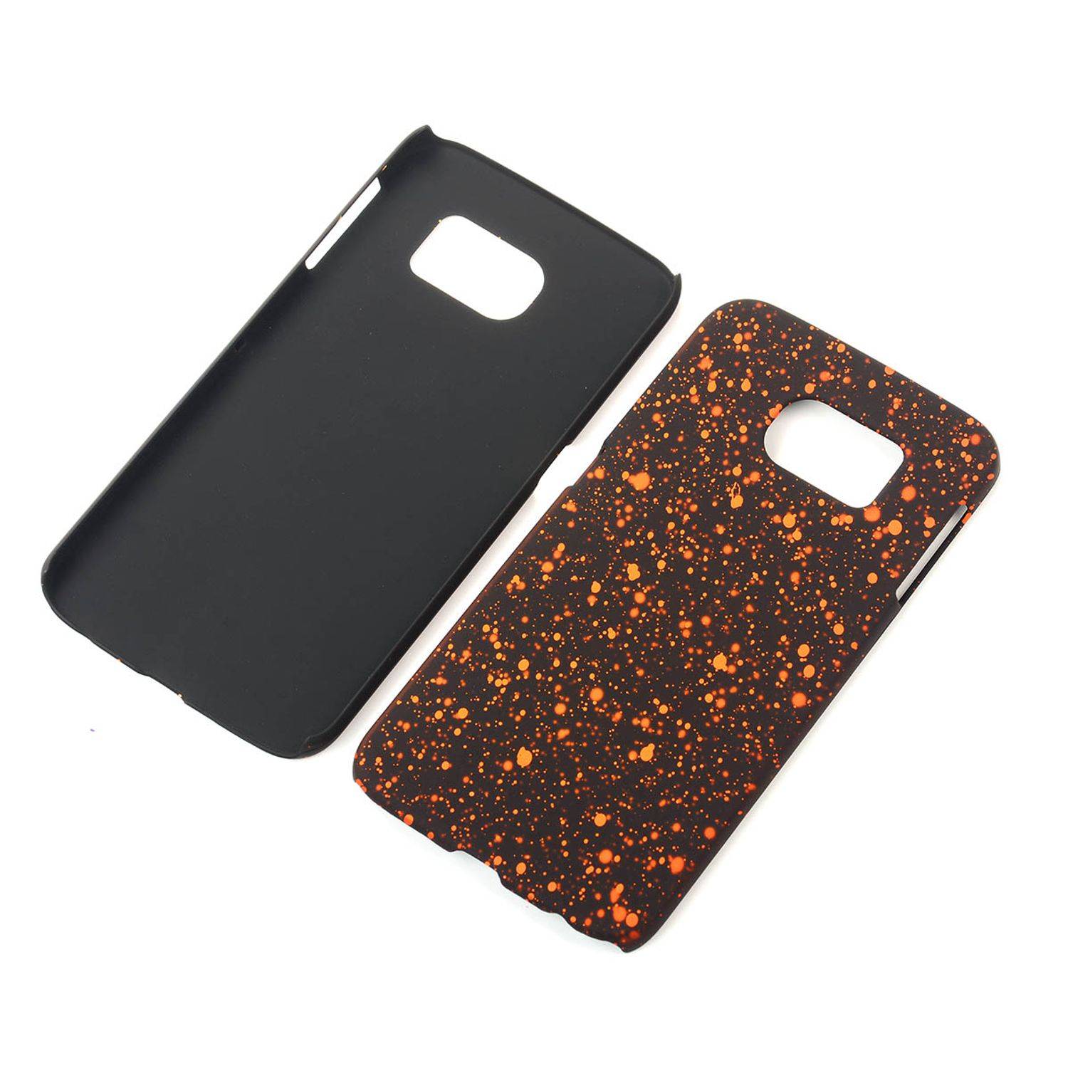 Samsung Galaxy S6 Edge Handyhülle Backcover Schwarz
