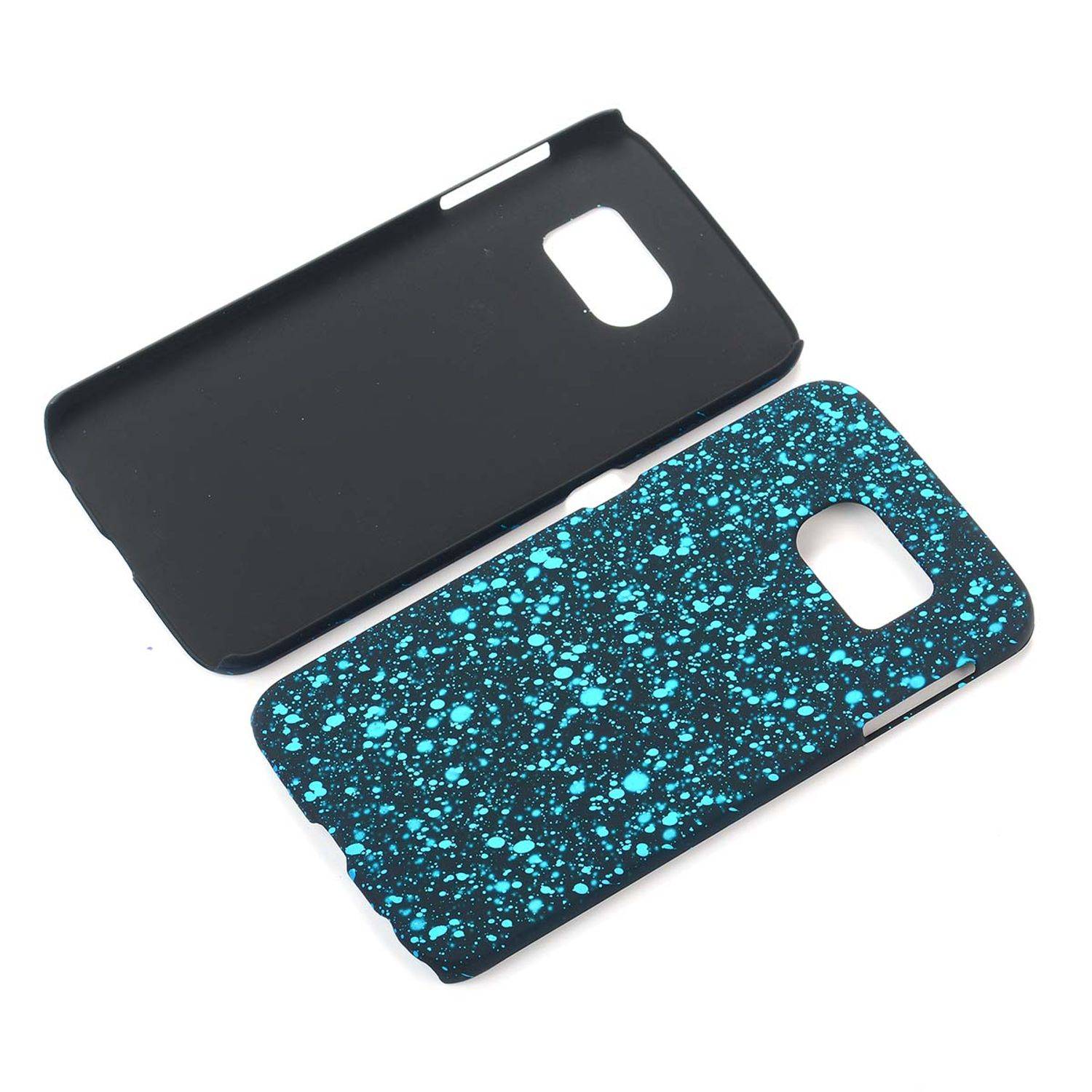 Samsung Galaxy S6 Edge Handyhülle Backcover Schwarz