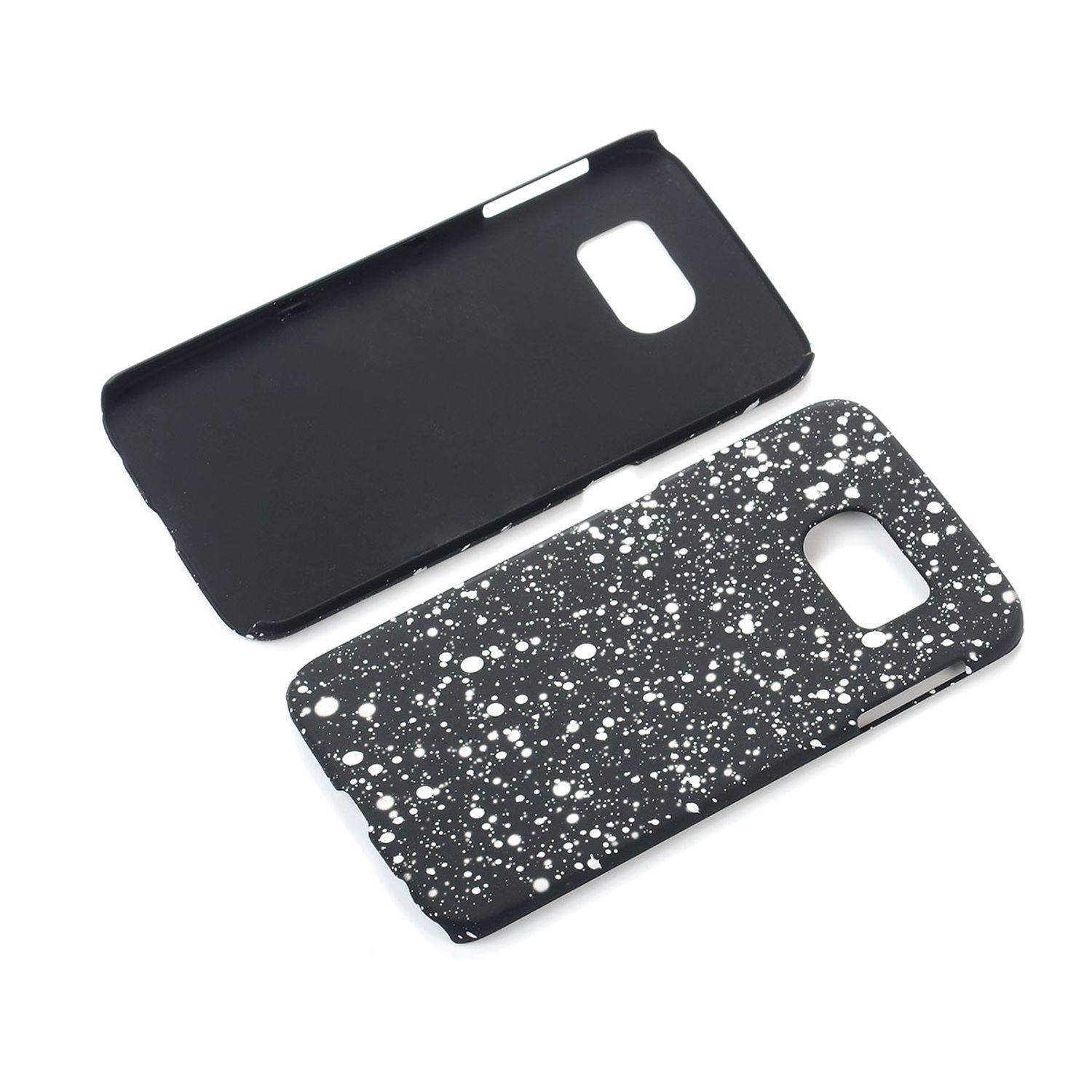 Samsung Galaxy S6 Edge Handyhülle Backcover Schwarz