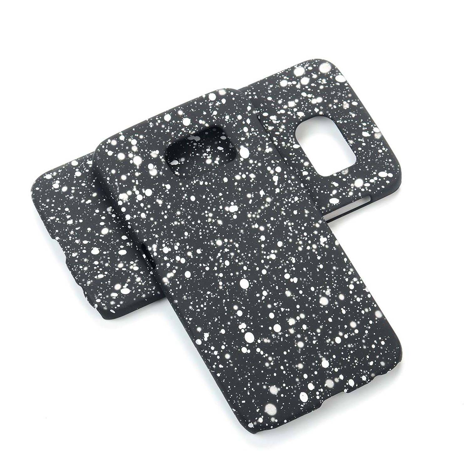 Samsung Galaxy S6 Edge Handyhülle Backcover Schwarz