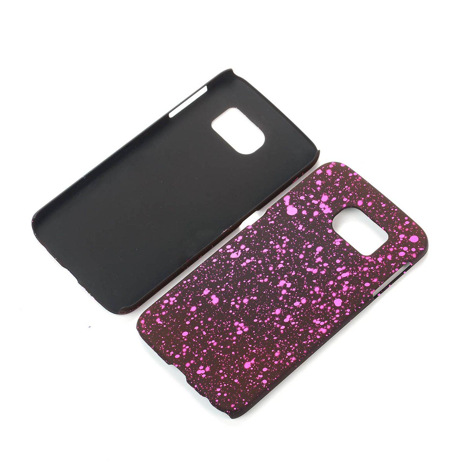 Samsung Galaxy S6 Edge Handyhülle Backcover Schwarz