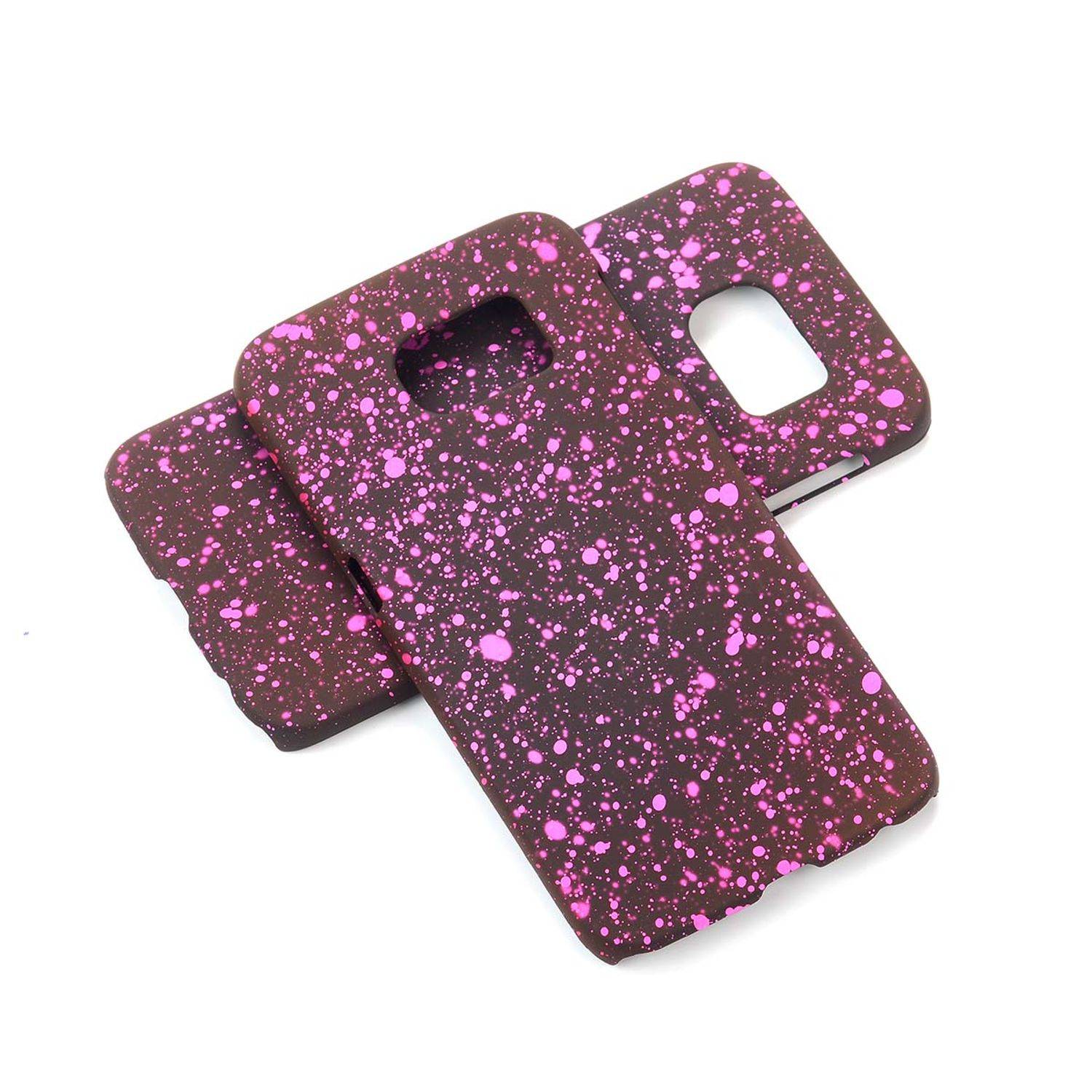 Samsung Galaxy S6 Edge Handyhülle Backcover Schwarz