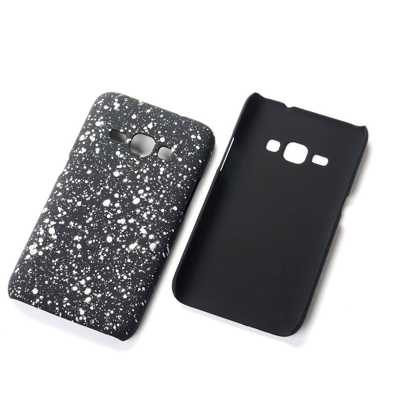 Samsung Galaxy J1 (2016) Handyhülle Backcover Schwarz