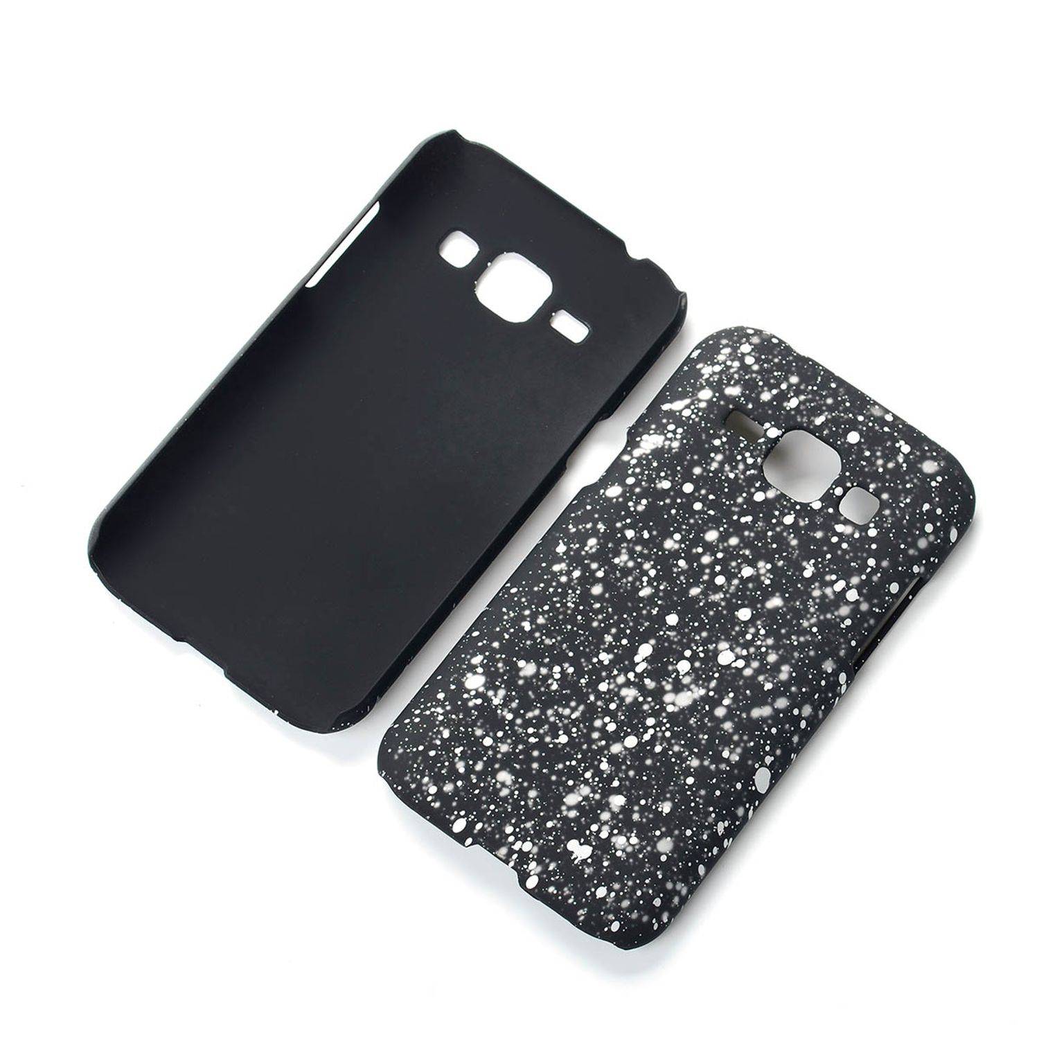 Samsung Galaxy J1 (2015) Handyhülle Backcover Schwarz